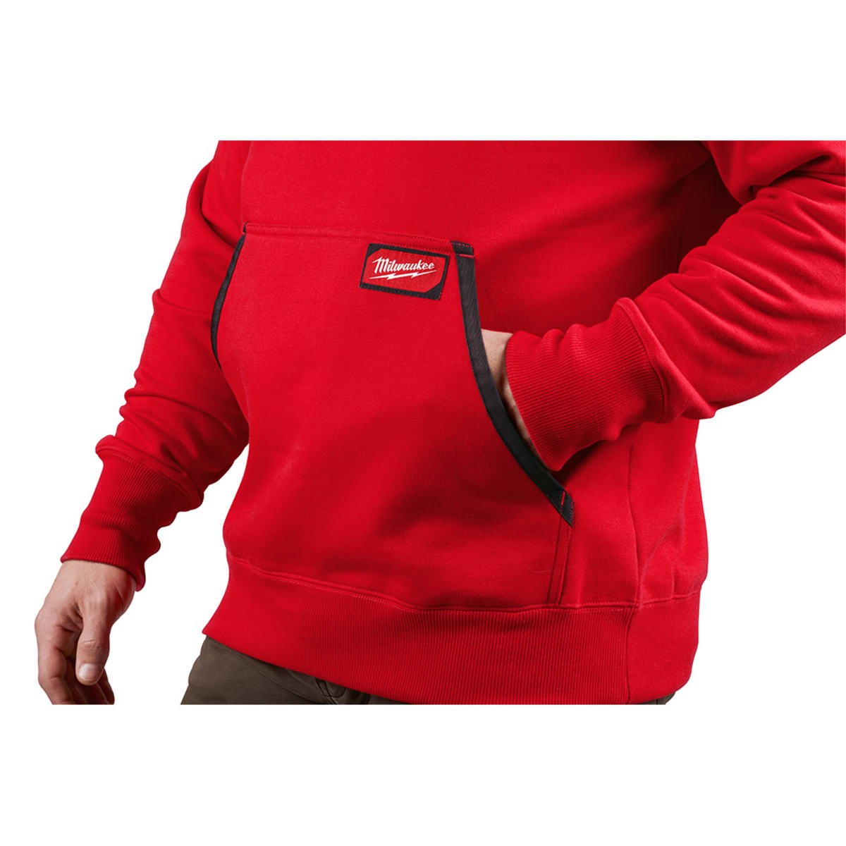 MILWAUKEE Milwaukee 350R-2X Heavy Duty Pullover Hoodie - Red 2X