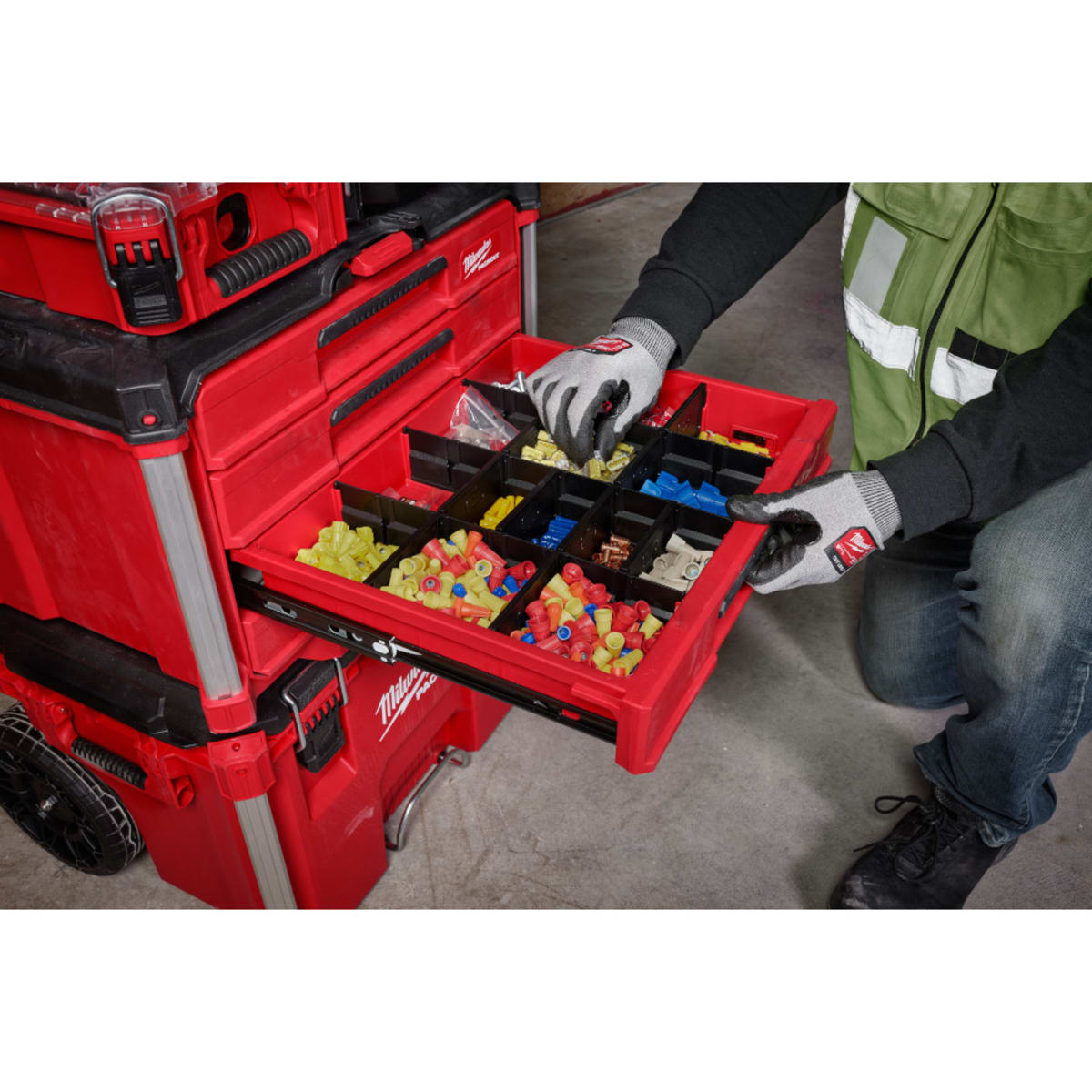 MILWAUKEE Milwaukee 48-22-8444 PACKOUT 4-Drawer Tool Box