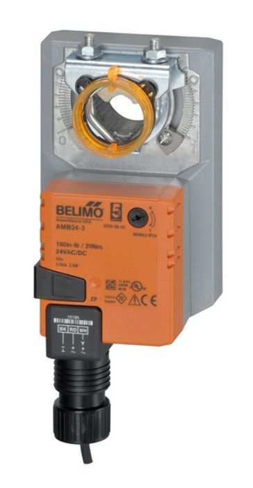 BELIMO Belimo AMB24-MFT Direct Coupled Actuator 180 in-lb