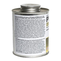 Hercules 60115 Fast Setting Medium Body PVC Cement, 16 oz Container, Clear