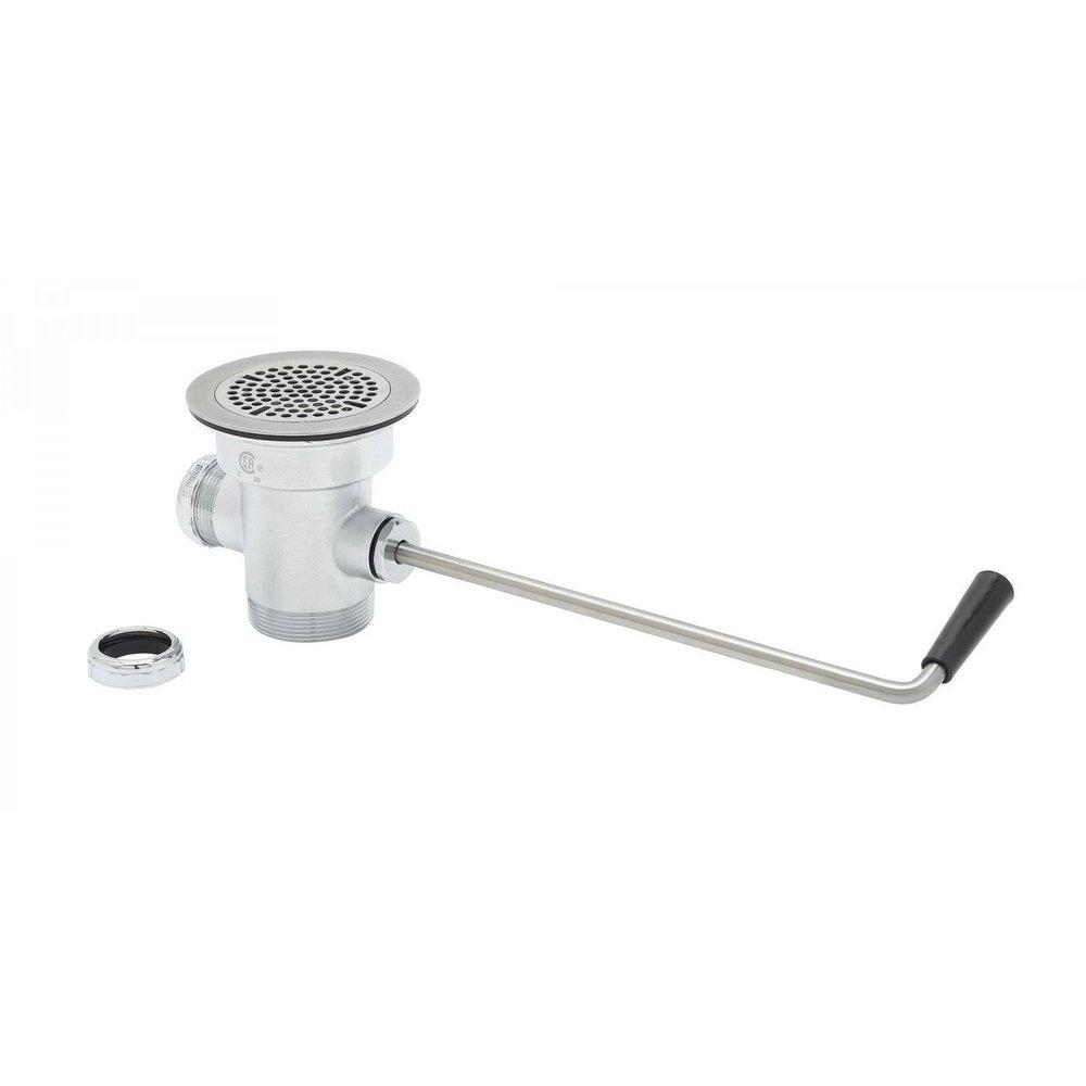 T&S BRASS T&S Brass B-3942 Waste Drain Valve, Twist Handle, 3 x 2