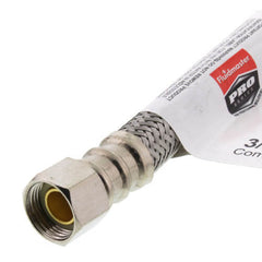 Fluidmaster PRO1T06 Pro Series 3/8 in x 7/8 in. x 6 in. Braided Stainless Toilet Flexible Water Connector