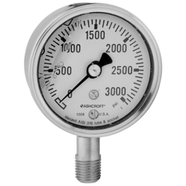 ASHCROFT 631008SL02L3000 PRESSURE GAUGES