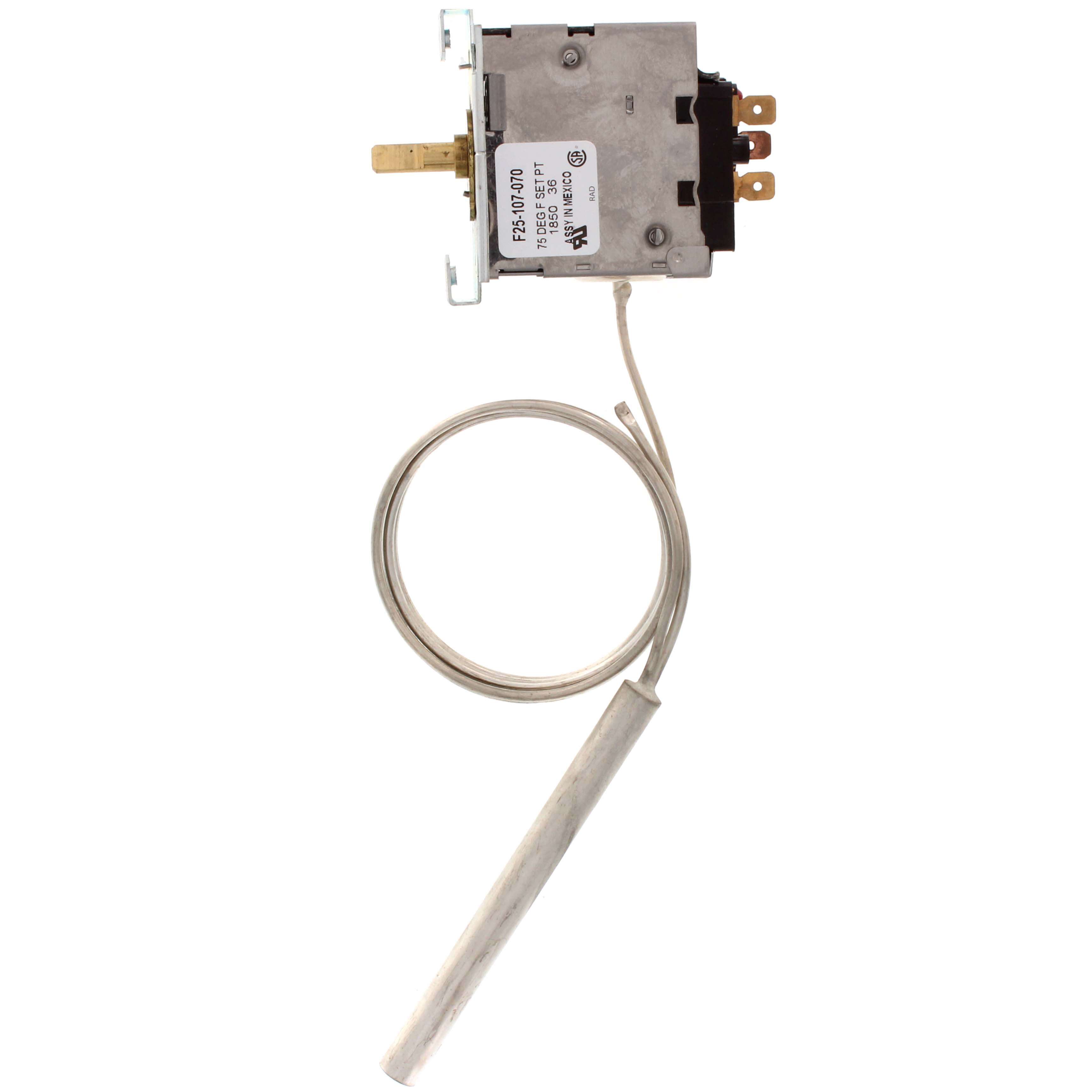 ROBERTSHAW Robertshaw F25-107 Temperature Control 20 Degree F Defrost Term/Fan Delay 60 Cap
