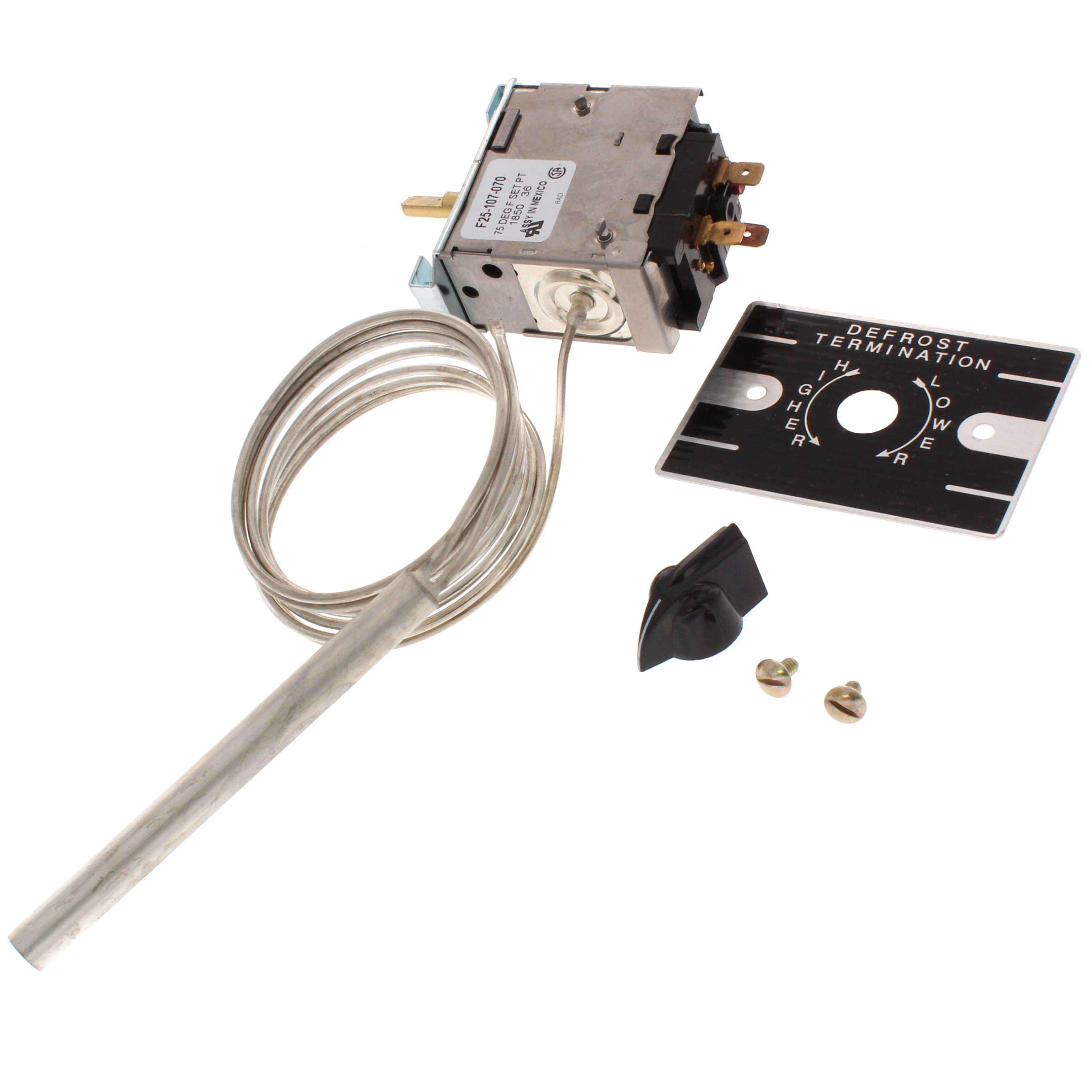 ROBERTSHAW Robertshaw F25-107 Temperature Control 20 Degree F Defrost Term/Fan Delay 60 Cap