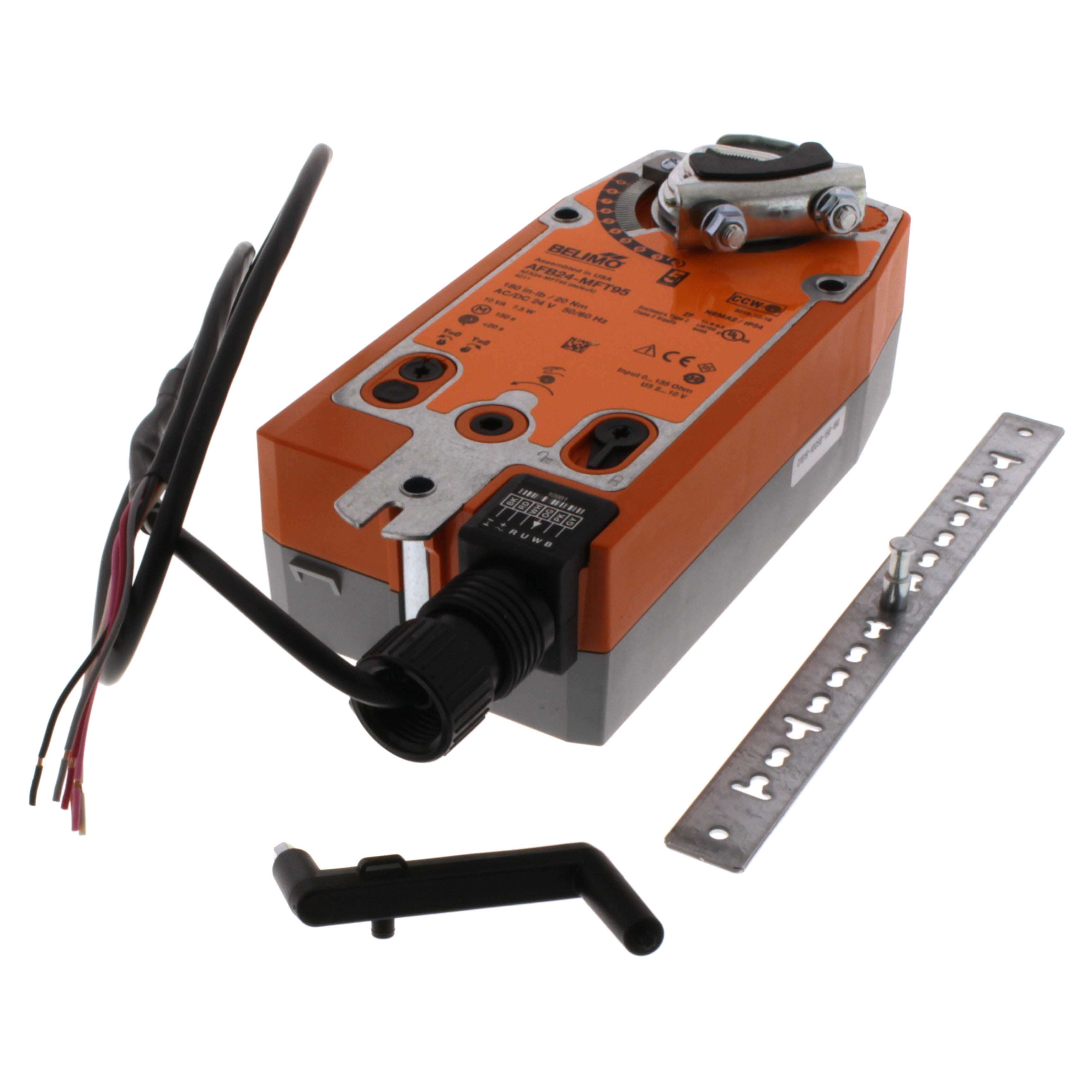 BELIMO Belimo AFB24-MFT95 Direct Coupled Actuator, 180 in-lb