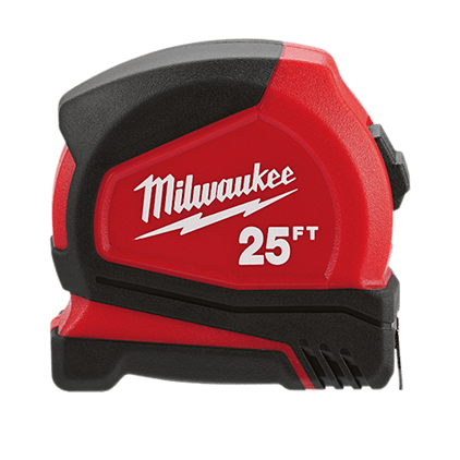 MILWAUKEE Milwaukee 48-22-6625 Compact Measuring Tape 25 ft