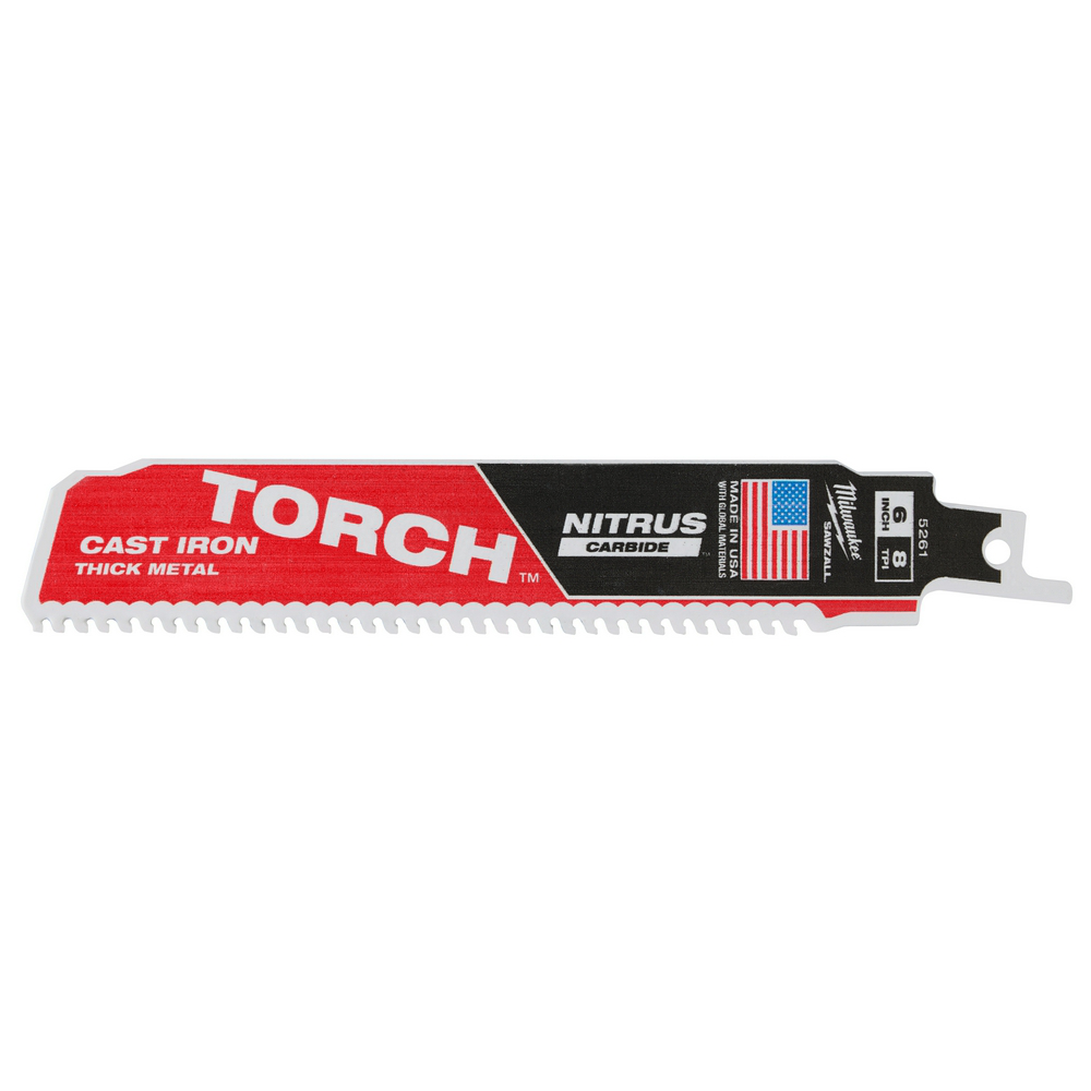 MILWAUKEE Milwaukee 48-00-5561 6 7TPI The Torch for Cast Iron with Nitrus Carbide 5PK