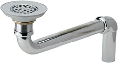 ELKAY Elkay LKAD18 3-1/2 Drain Chrome Plated Brass Body Strainer and LKADOS Tailpiece