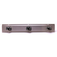 T&S Brass B0653 Mop Hanger Stainless Steel Spring-Loaded Rubber Grips (3)