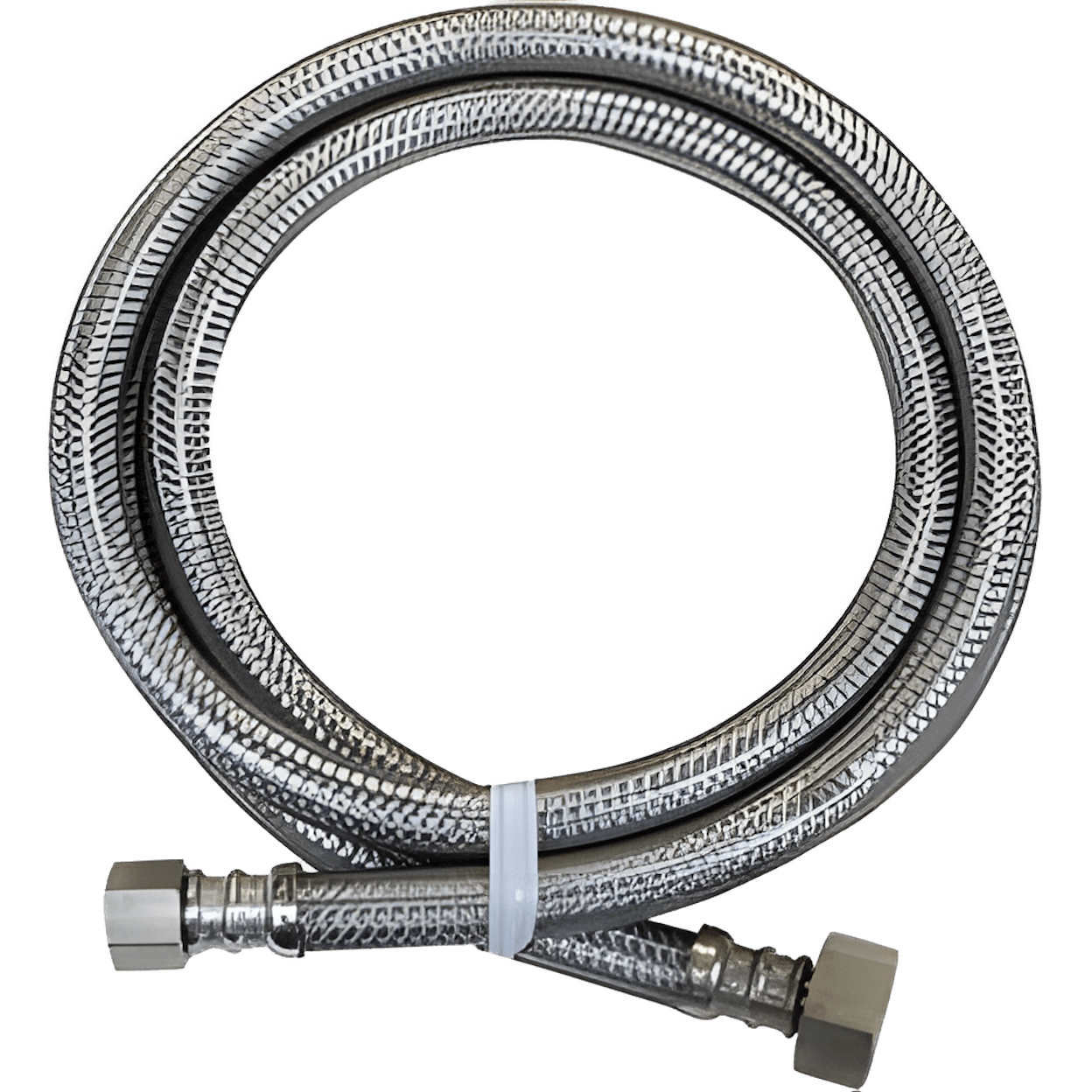 FLUIDMASTER Fluidmaster B6W60K Dishwasher Connector with Elbows 3/8 inch Compression 60 inch Length Flexible Stainless Steel