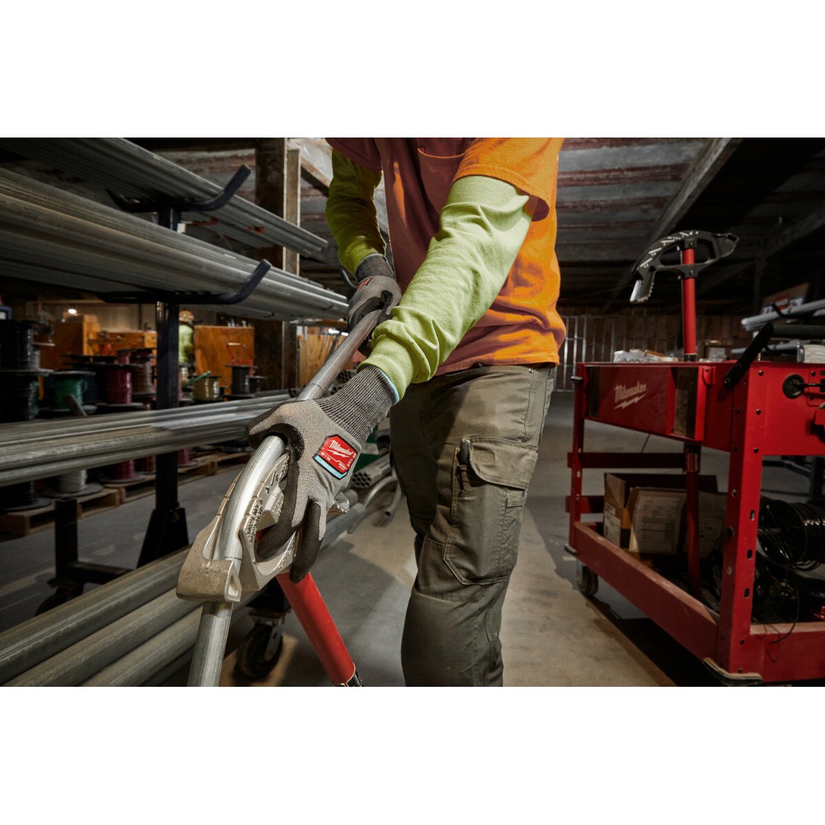 MILWAUKEE Milwaukee 48-73-8722 High Dexterity Cut Level 2 Polyurethane Dipped Gloves - L