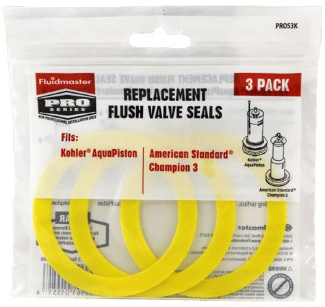 FLUIDMASTER Fluidmaster PROS3KP15 Pro Series Silicone Replacement Seal (Pack of 3) Fluidmaster