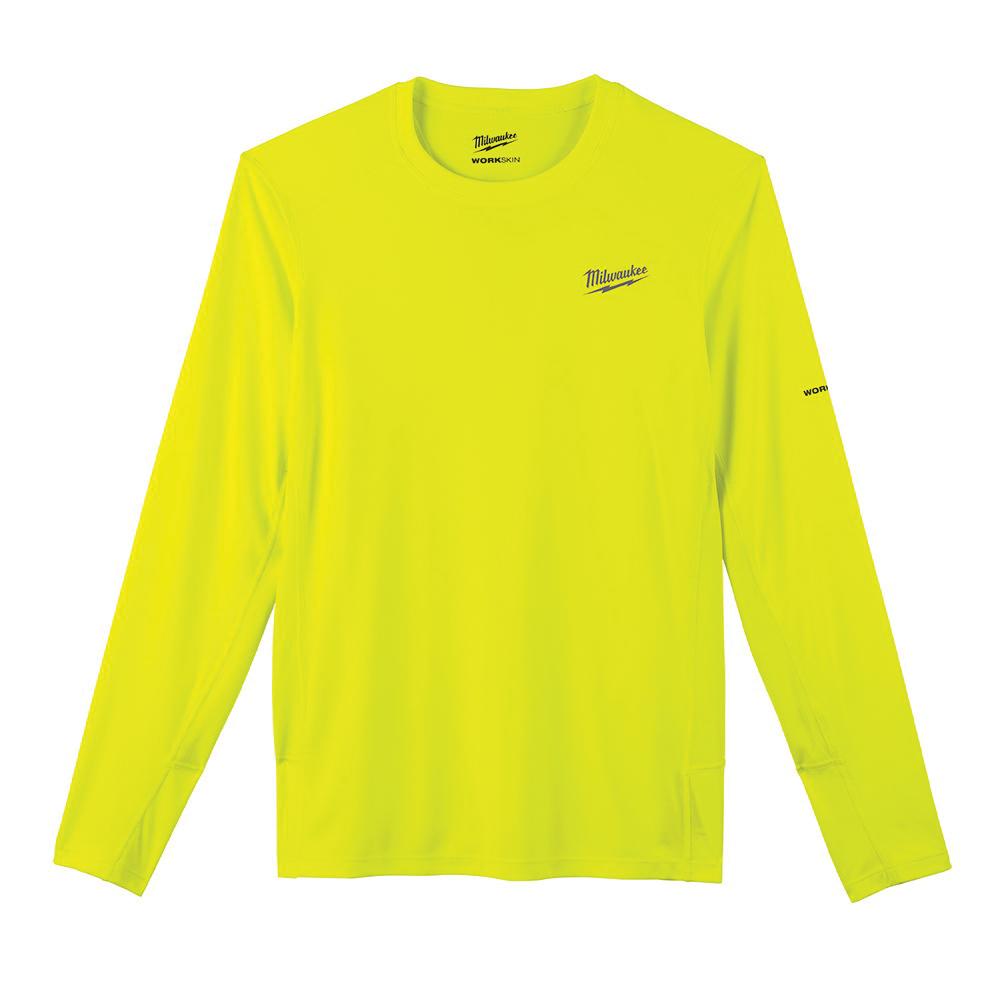 MILWAUKEE Milwaukee 415HV-3X WORKSKIN Lightweight Performance Shirt - Long Sleeve - Hi Vis 3X