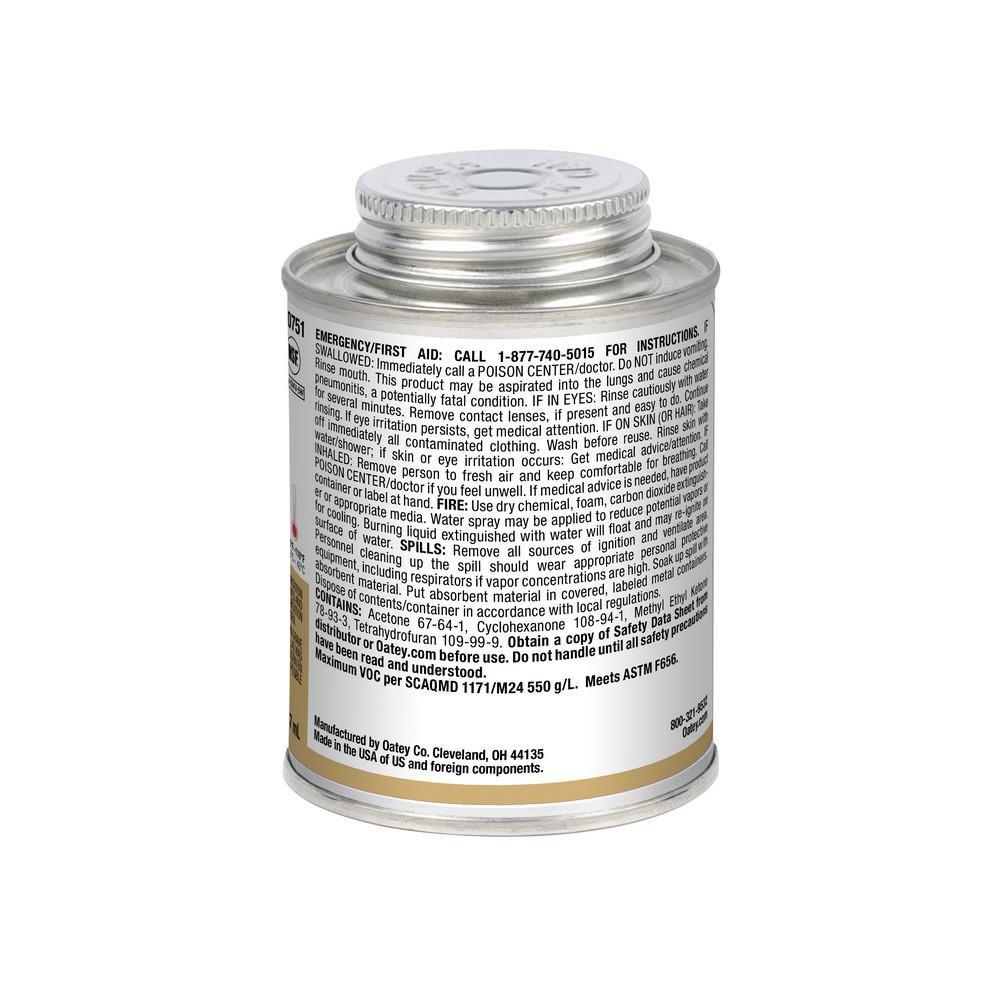 OATEY Oatey 30751 8 oz PVC Clear Primer