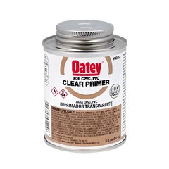 Oatey 30751 8 oz PVC Clear Primer