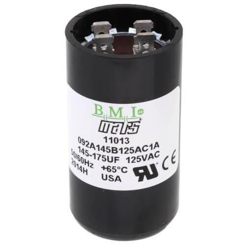 MARS Mars 11013 Motor Start Capacitor 145-175 MFD Round Start Capacitor 110/125V
