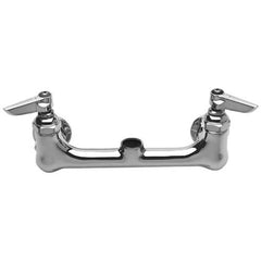 T&S BRASS T&S Brass B-0330-LN Double Pantry Base Faucet, Wall Mount, 8 Centers, Less Nozzle