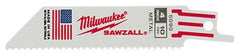 Milwaukee 48-00-5181 4 in. 14 TPI Thin Kerf SAWZALL Blades (5 Pack)