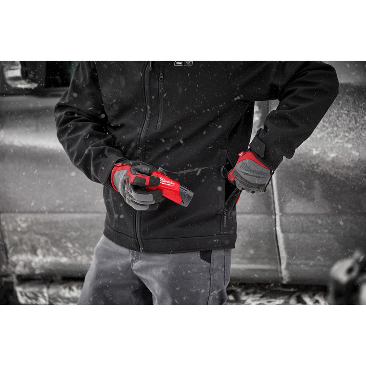 MILWAUKEE Milwaukee Tool 204B-20M M12 Heated TOUGHSHELL Jacket - Black M