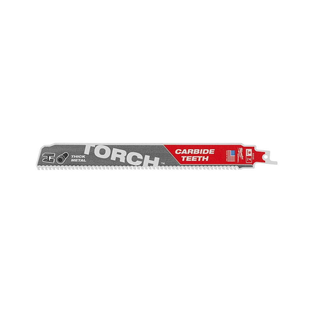 MILWAUKEE Milwaukee 48-00-5202 The Torch Carbide Teeth SAWZALL Blade 9 Inch 7 TPI