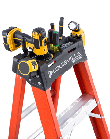 LOUISVILLE LADDER Louisville Ladder FS1406HD 6 Foot 375 lb Duty Rating Fiberglass Ladder