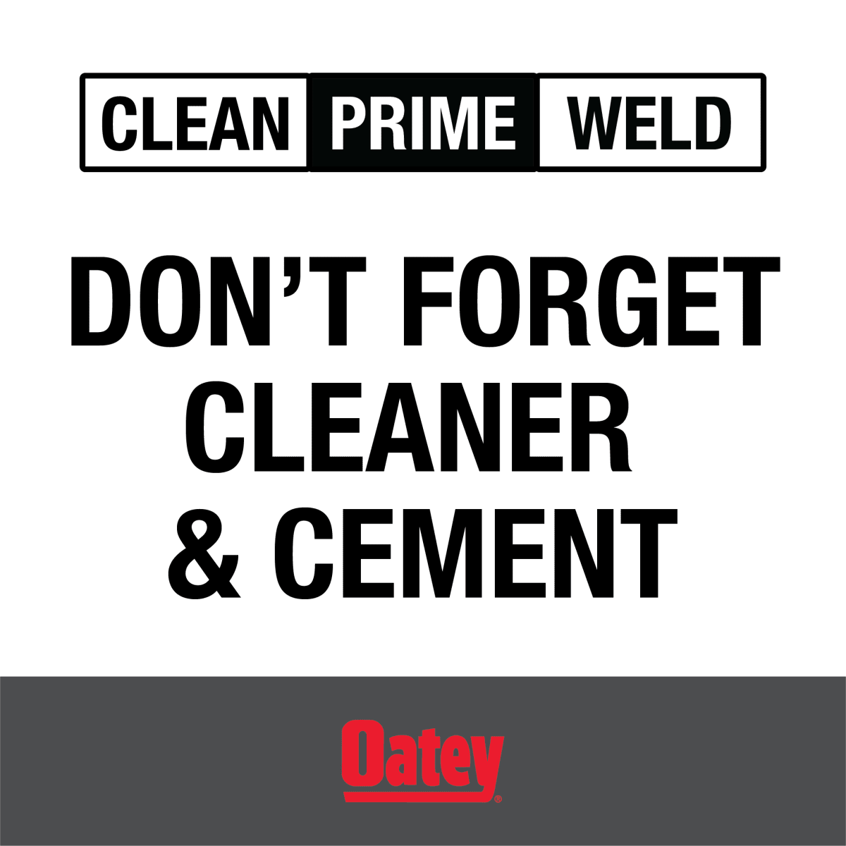 OATEY Oatey 30752 16 oz PVC Clear Primer