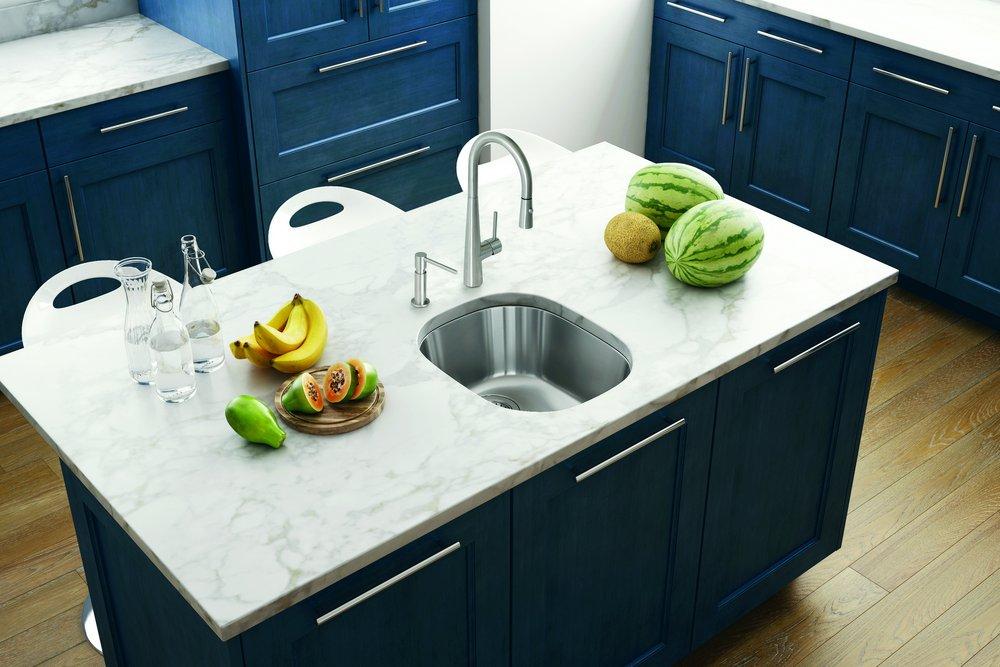 FRANKE Franke STL-PD-304 Steel Single Handle Pull Down Kitchen Faucet in Stainless Steel