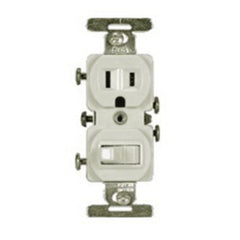 Diversitech 620-274W Single Outlet / Switch Combo 3 Wire Grounding 120V/15A