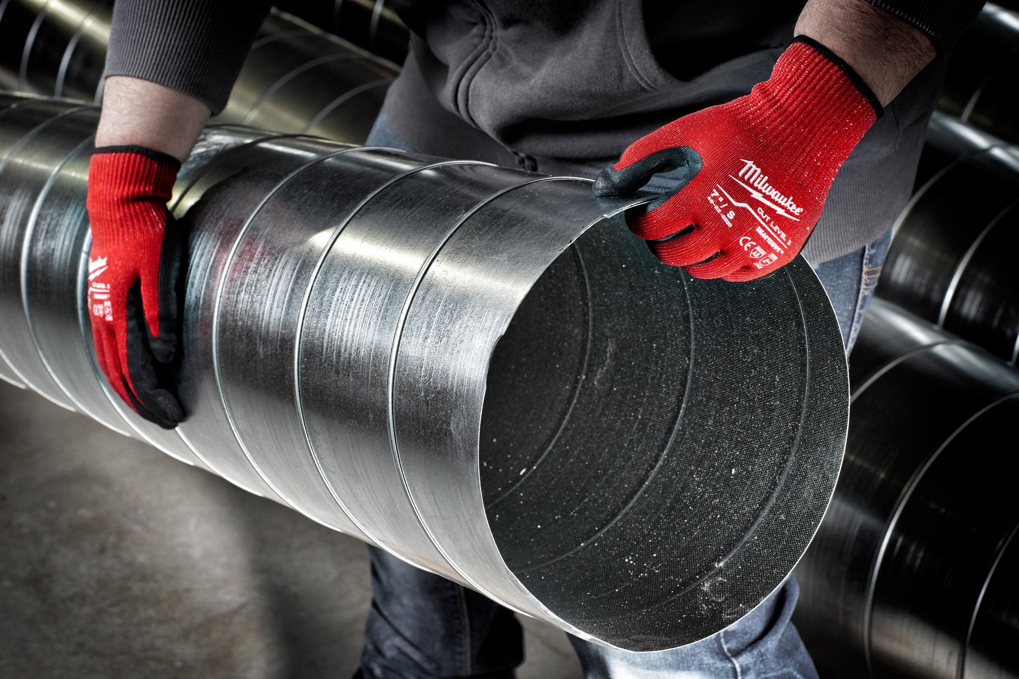 MILWAUKEE Milwaukee 48-22-8934 Dipped Gloves Cut 3 2XL