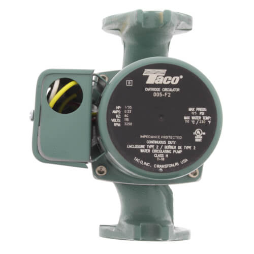 TACO Taco 005-F2 Cast Iron Circulator Pump 1/35 HP