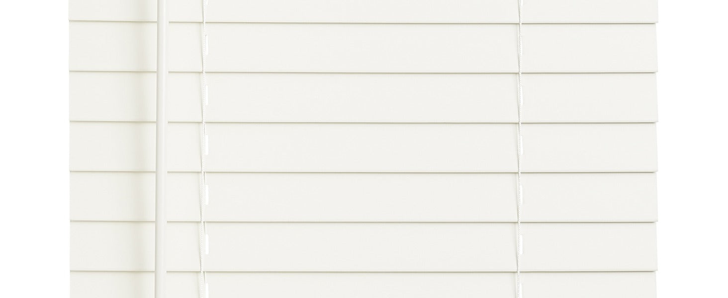 LOTUS & WINDOWARE Lotus & Windoware FCX3536WH 2-Inch Faux Wood Cordless Blind (35 x 36)