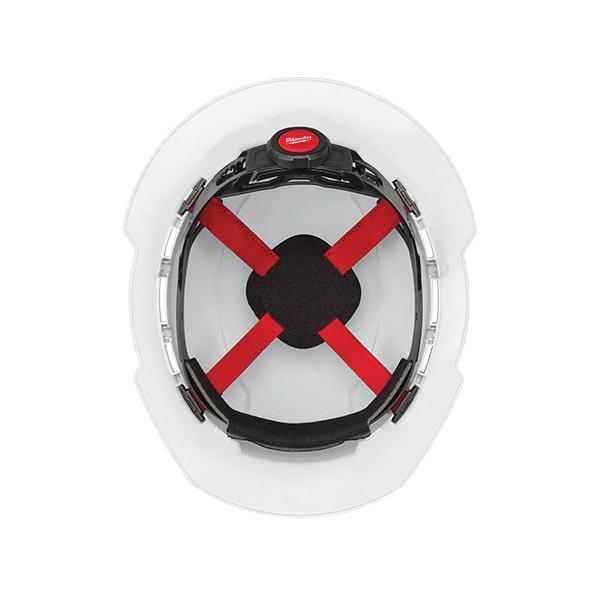 MILWAUKEE Milwaukee 48-73-1201 Full Brim Vented Hard Hat with 4-Point Ratcheting Suspension - Type 1, Class C