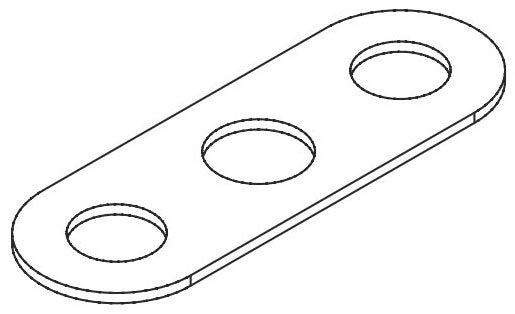 MOEN Moen 147204 90 Degree Escutcheon & Gasket Kit Chrome