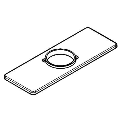 MOEN Moen 147204 90 Degree Escutcheon & Gasket Kit Chrome