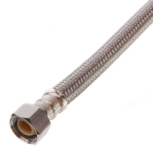 FLUIDMASTER Fluidmaster B3F20 1/2 x 20 in. Braided Stainless Lavatory Supply Connector