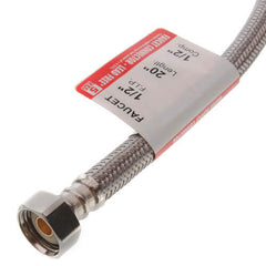 Fluidmaster B3F20 1/2 x 20 in. Braided Stainless Lavatory Supply Connector