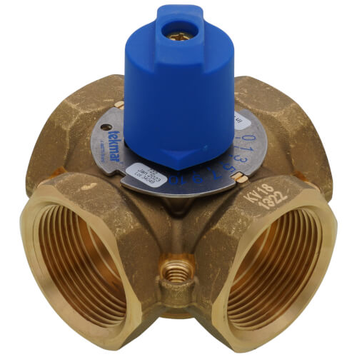 TEKMAR Tekmar Controls 722 1 1/4 Brass 4-Way Mixing Valve