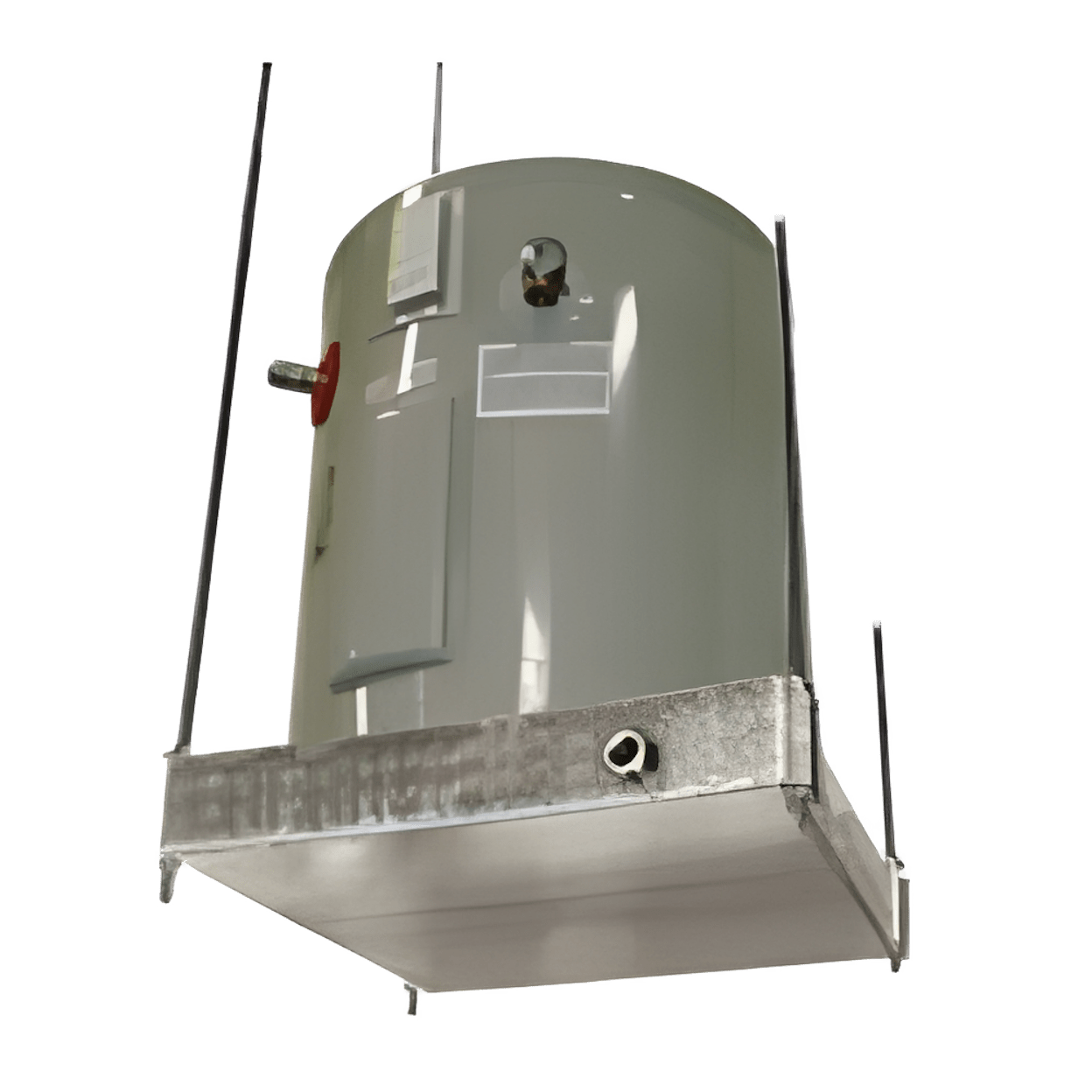HOLDRITE HoldRite 40-SWHP-M Quick Stand Wall Mounted Equipment Platform supports up to 20 gal. Water Heater