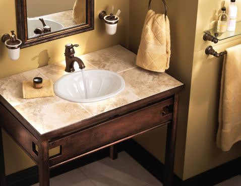 MOEN Moen 6102BN Lavatory Faucet 1-Handle Deck Mount