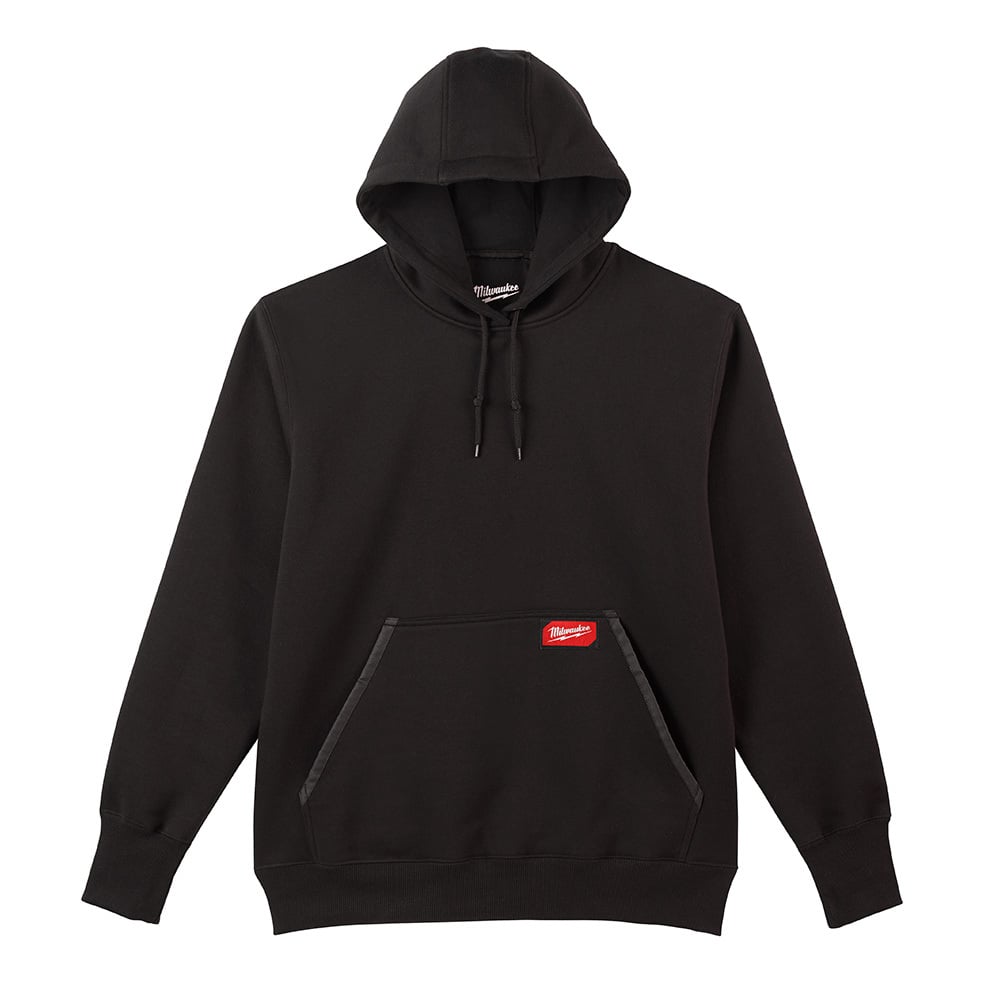 MILWAUKEE Milwaukee 350B-L Heavy Duty Pullover Hoodie - Black L