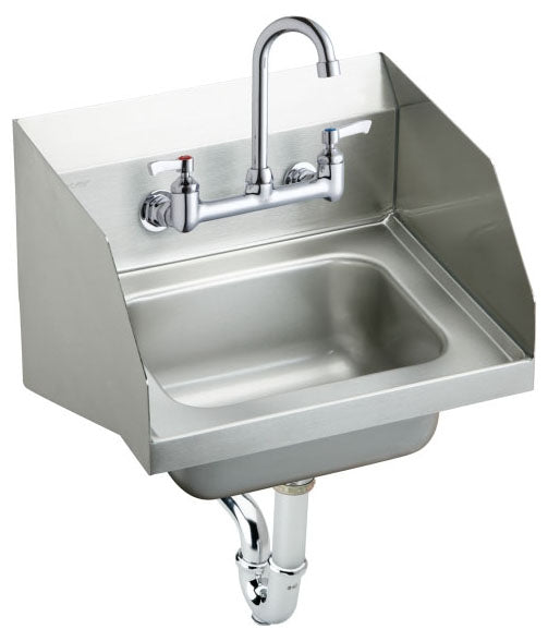 ELKAY Elkay CHS1716LRSC Stainless Steel Handwash Sink Kit 16-3/4 x 15-1/2 x 13