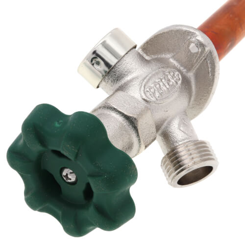 PRIER Prier C-144D08 C-144 Series Freezeless Wall Hydrant 8 inch 1/2 MPT x 1/2 SWT