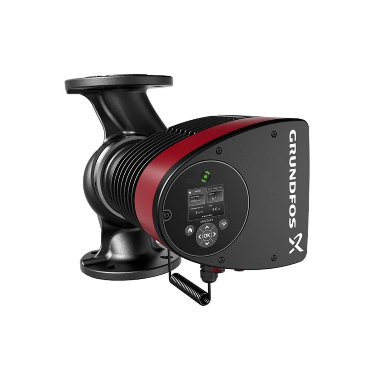GRUNDFOS Grundfos 98126824 MAGNA3 1/6 HP 115/230V Cast Iron Circulator Pump