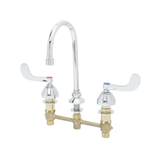 T&S BRASS T&S Brass B-2866-05 Medical Faucet 8 Centers Non-Splash Aerator 4 Wrist Handles