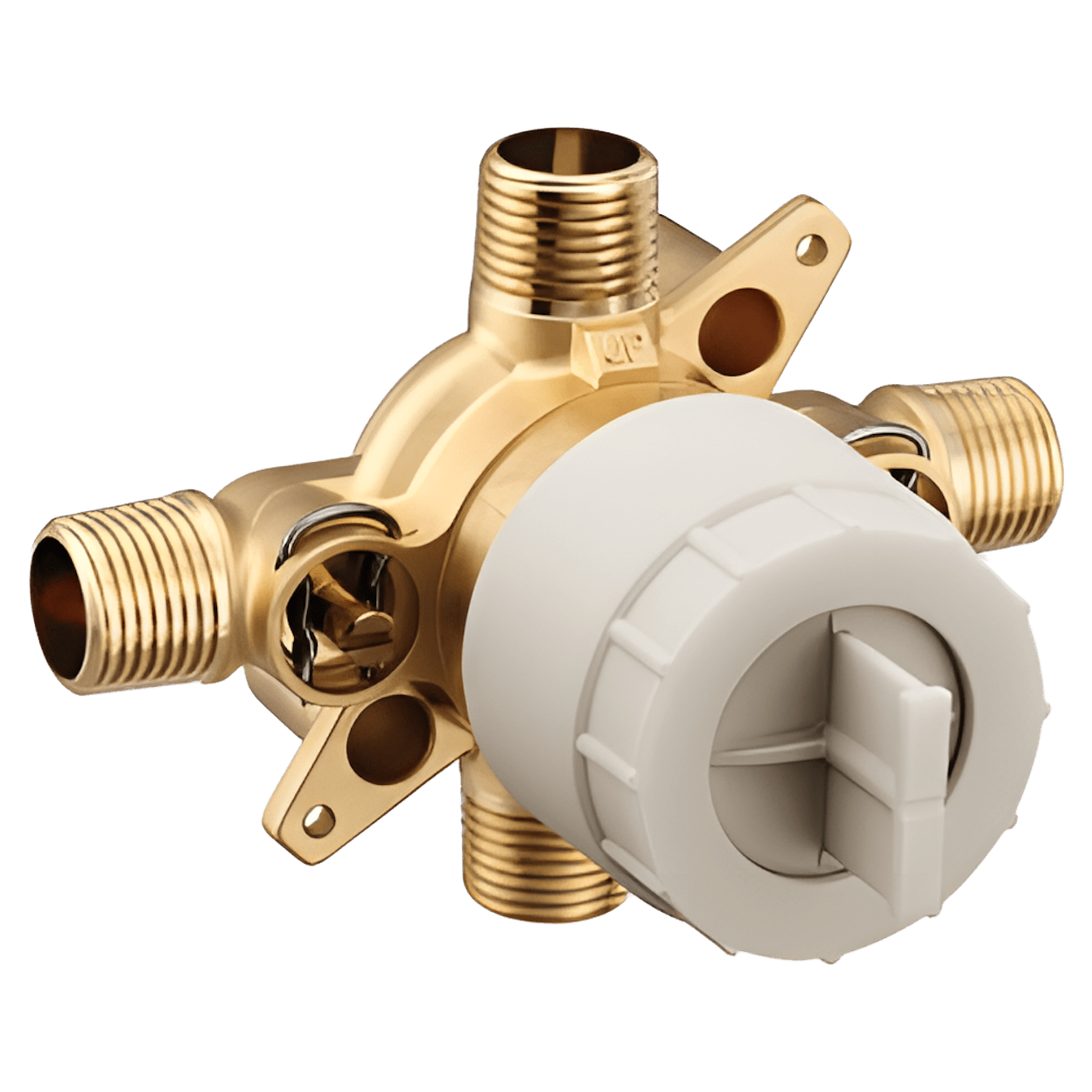 MOEN Moen U140CIS M-CORE 4 Port Tub and Shower Pre-Fabricated Mixing Valve with CC/IPS Connections and Stops