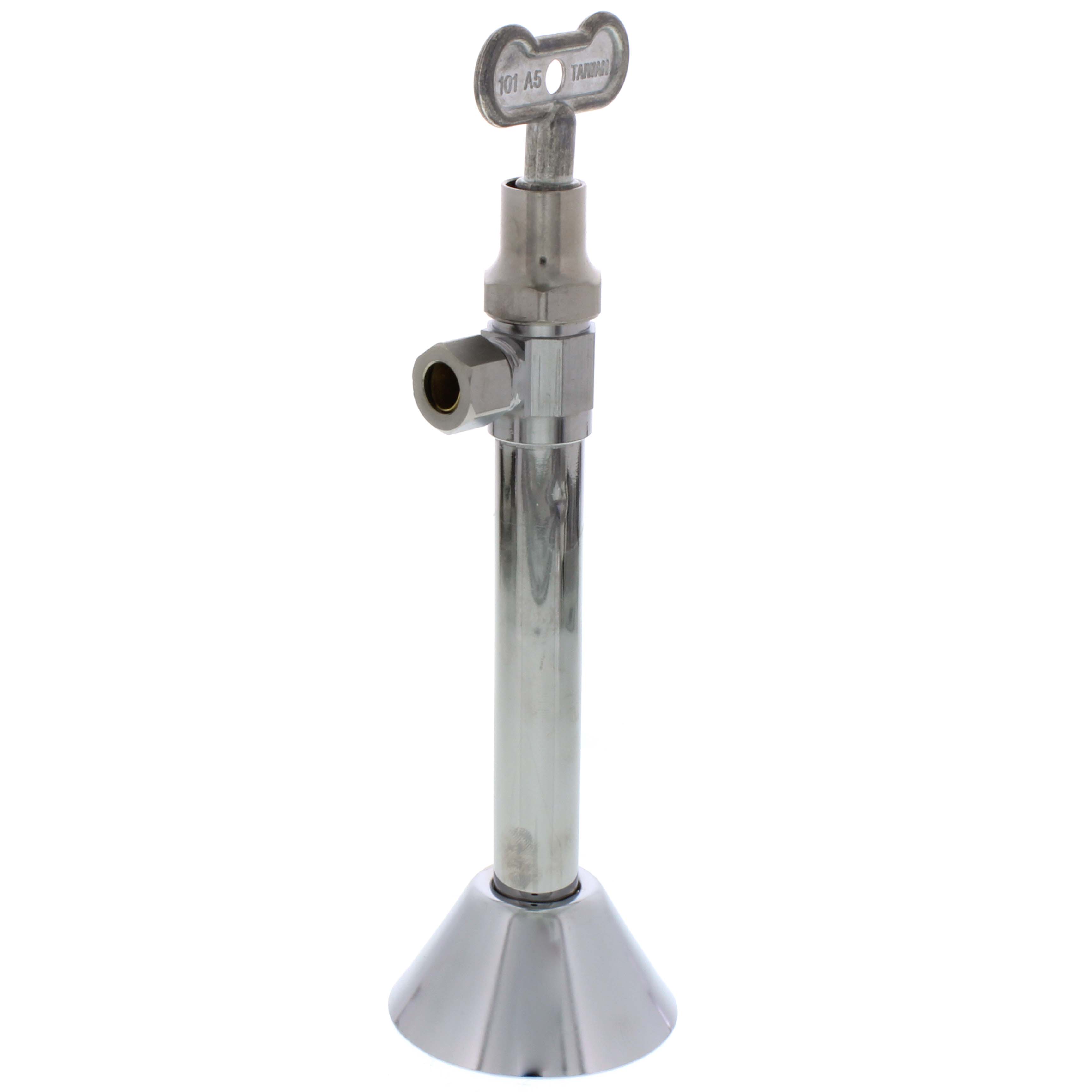 BRASSCRAFT BrassCraft SCS40BXC 1/2 x 3/8 in. Sweat x OD Compression Angle Supply Stop Valve