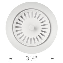 BLANCO Blanco 240328 Color-Coordinated Metal Waste Flange - White