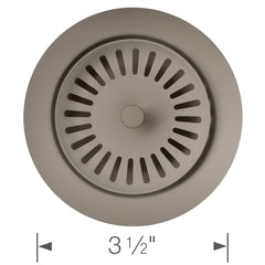 BLANCO Blanco 240332 Color-Coordinated Metal Waste Flange - Truffle