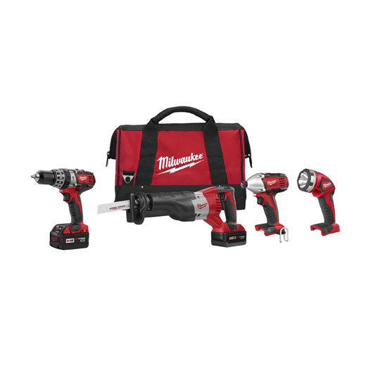 MILWAUKEE Milwaukee 2696-24 4-Tool Combo Kit